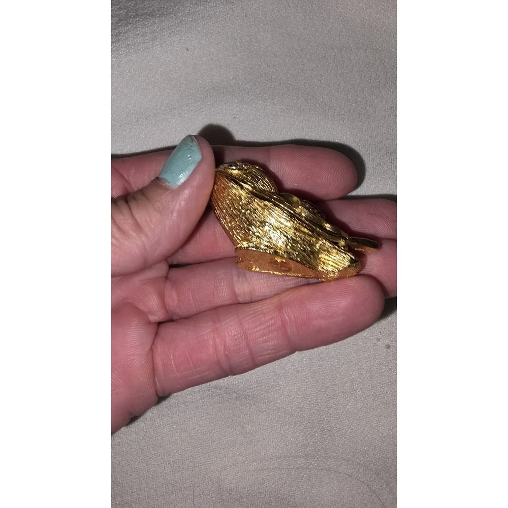 Vintage Kenneth JAY lane Bling Bird Trinket Box KJL